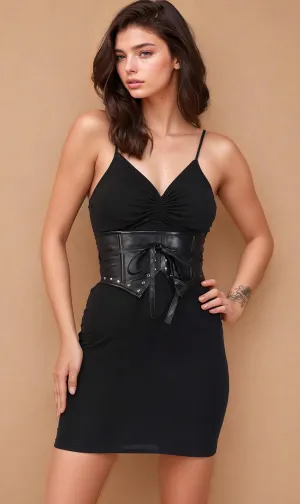 Kyden Faux Leather Corset Belt