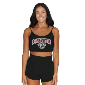 Lafayette College Black Spaghetti Tank