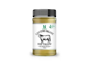 Lake Eyre Organic Beef Suet Tallow - 350ml