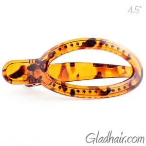 Large Tortoise Open Oval Plastic Beak Clip