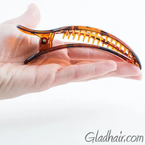 Large Tortoise Open Oval Plastic Beak Clip