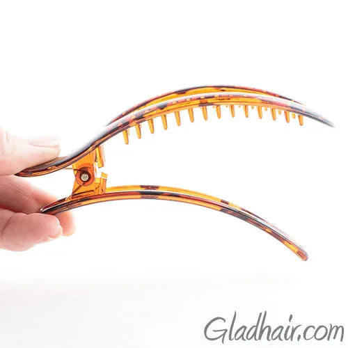 Large Tortoise Open Oval Plastic Beak Clip