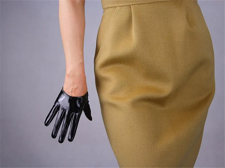 Leather Ultrashort Gloves / Emulation Leather Wild alternative Fashion Gloves