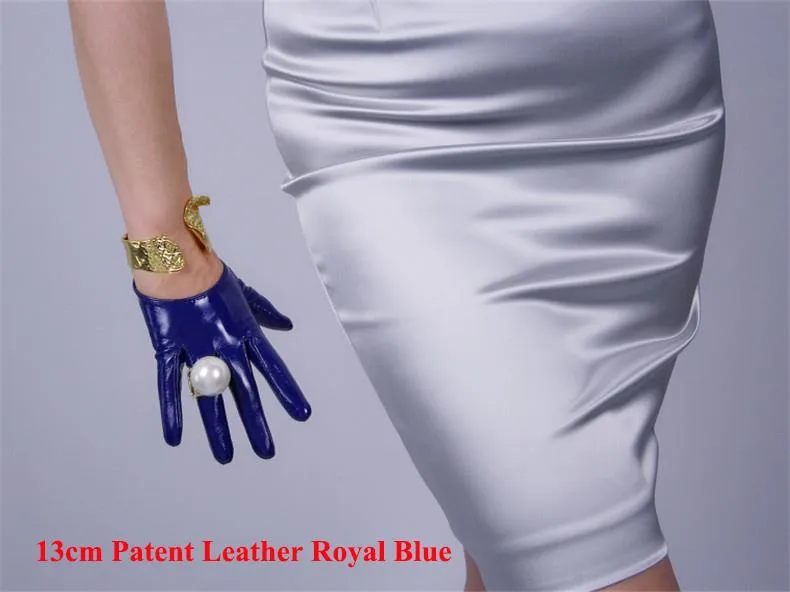 Leather Ultrashort Gloves / Emulation Leather Wild alternative Fashion Gloves