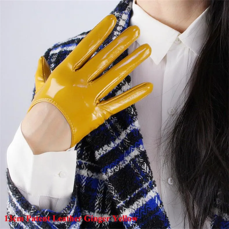 Leather Ultrashort Gloves / Emulation Leather Wild alternative Fashion Gloves