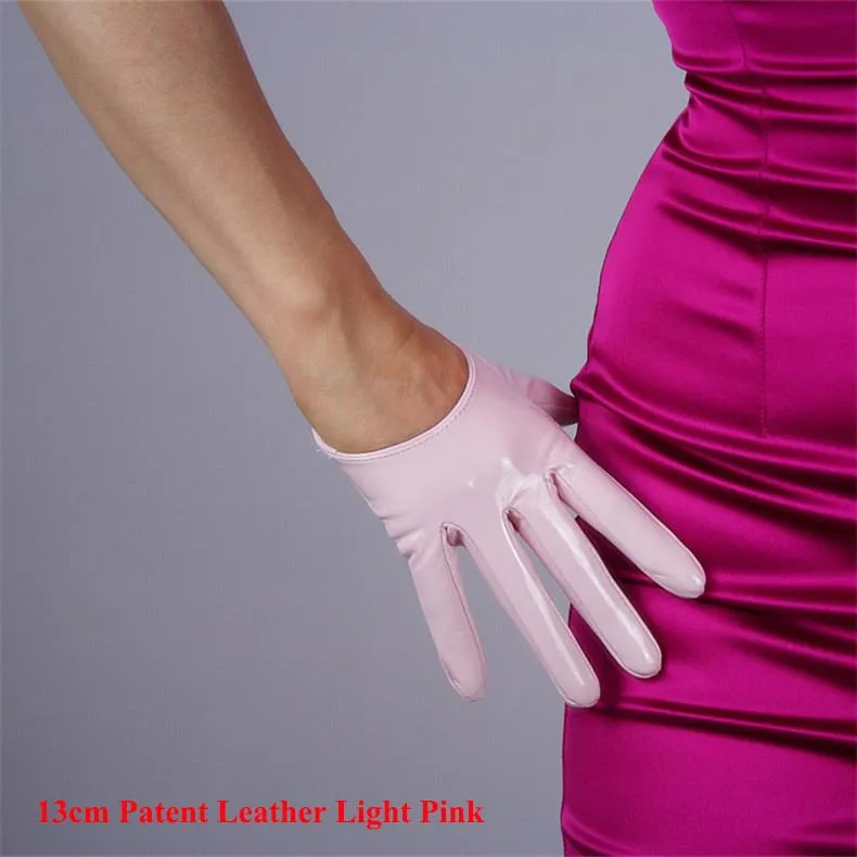 Leather Ultrashort Gloves / Emulation Leather Wild alternative Fashion Gloves