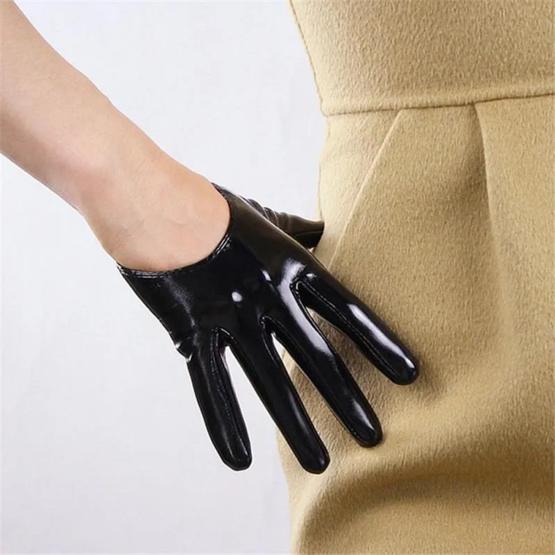 Leather Ultrashort Gloves / Emulation Leather Wild alternative Fashion Gloves