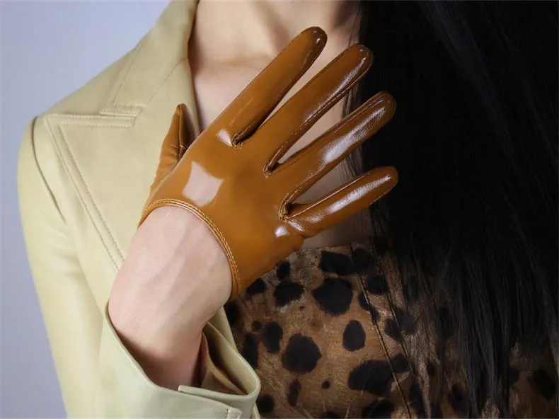 Leather Ultrashort Gloves / Emulation Leather Wild alternative Fashion Gloves