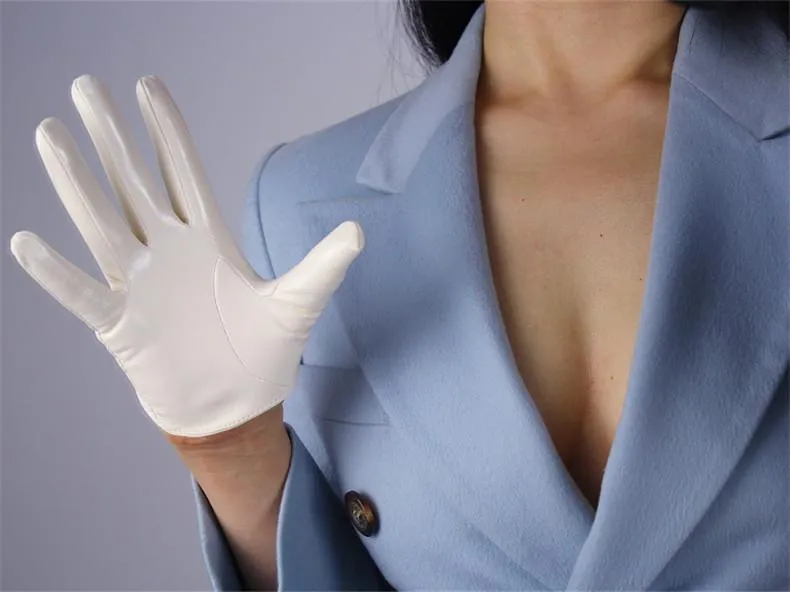 Leather Ultrashort Gloves / Emulation Leather Wild alternative Fashion Gloves