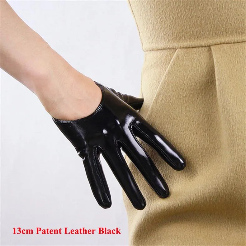 Leather Ultrashort Gloves / Emulation Leather Wild alternative Fashion Gloves