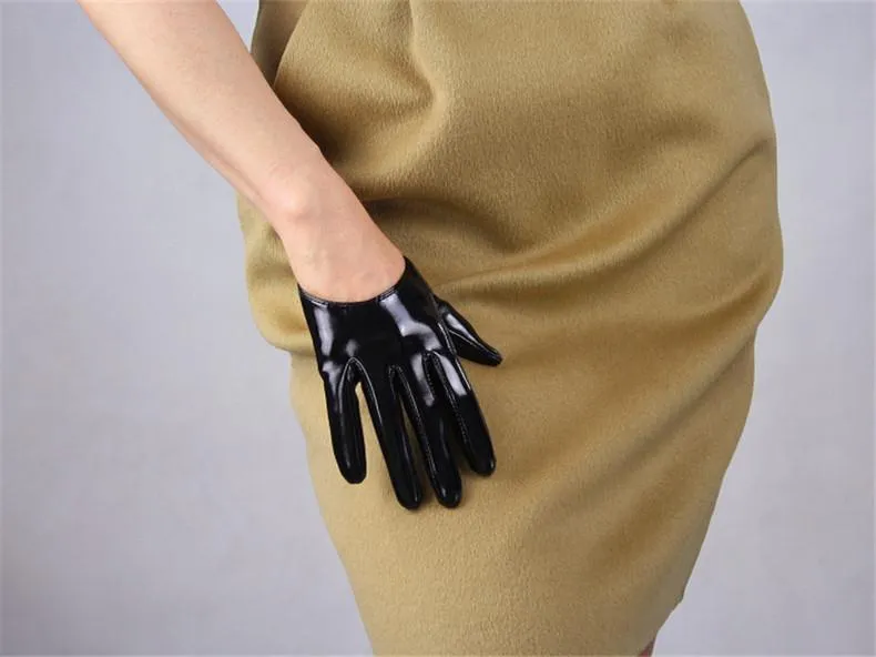 Leather Ultrashort Gloves / Emulation Leather Wild alternative Fashion Gloves