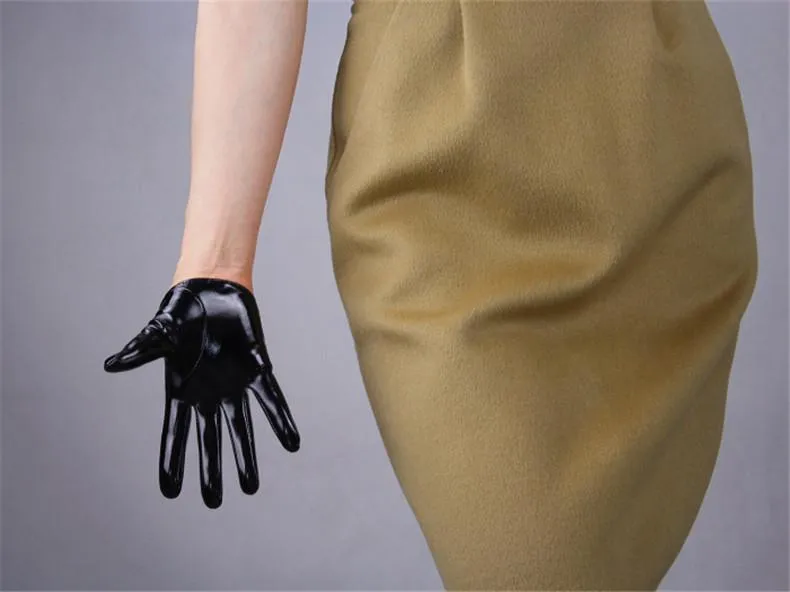 Leather Ultrashort Gloves / Emulation Leather Wild alternative Fashion Gloves