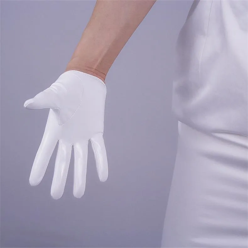 Leather Ultrashort Gloves / Emulation Leather Wild alternative Fashion Gloves