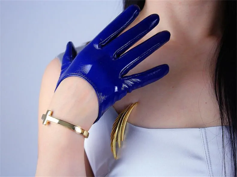 Leather Ultrashort Gloves / Emulation Leather Wild alternative Fashion Gloves