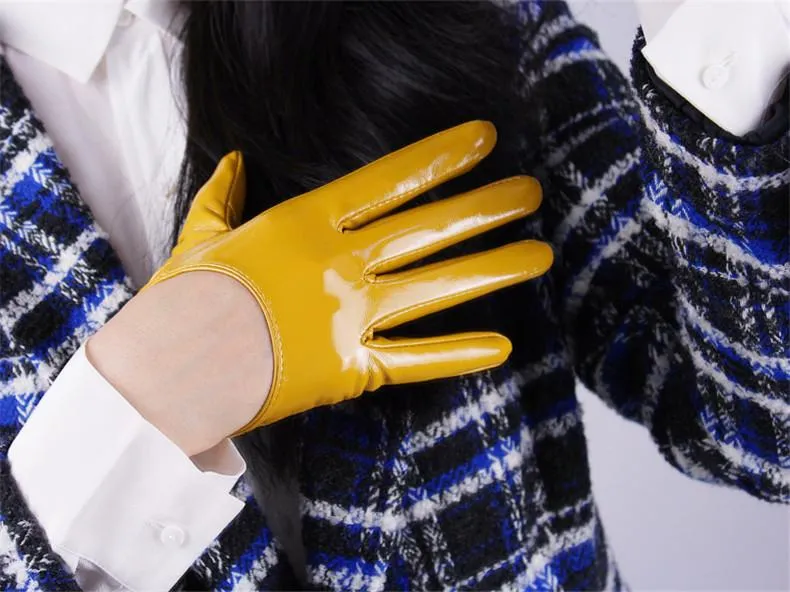 Leather Ultrashort Gloves / Emulation Leather Wild alternative Fashion Gloves
