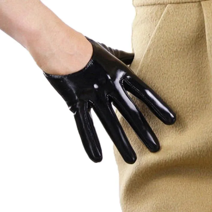 Leather Ultrashort Gloves / Emulation Leather Wild alternative Fashion Gloves