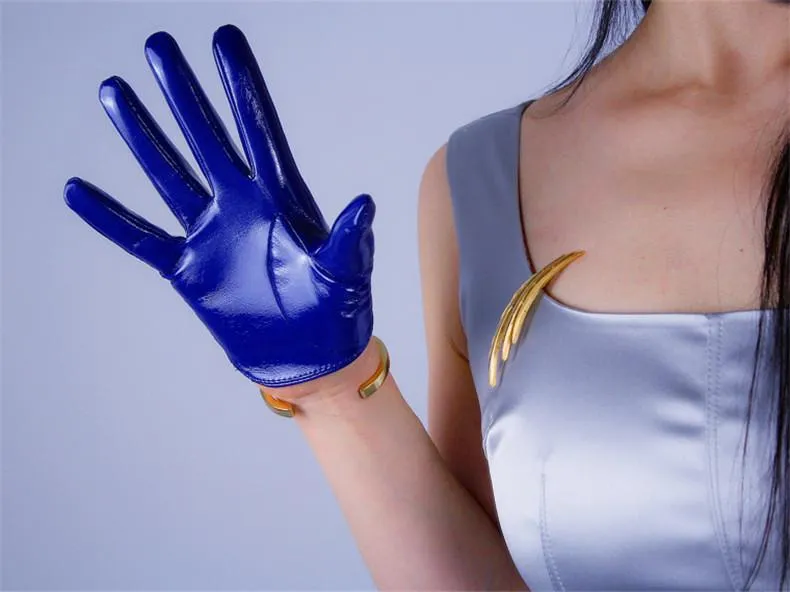 Leather Ultrashort Gloves / Emulation Leather Wild alternative Fashion Gloves