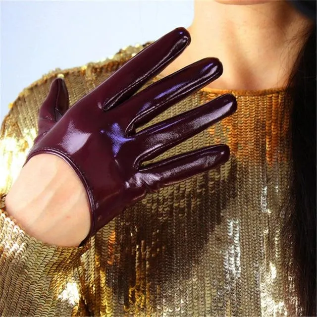 Leather Ultrashort Gloves / Emulation Leather Wild alternative Fashion Gloves