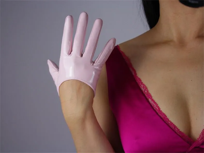 Leather Ultrashort Gloves / Emulation Leather Wild alternative Fashion Gloves