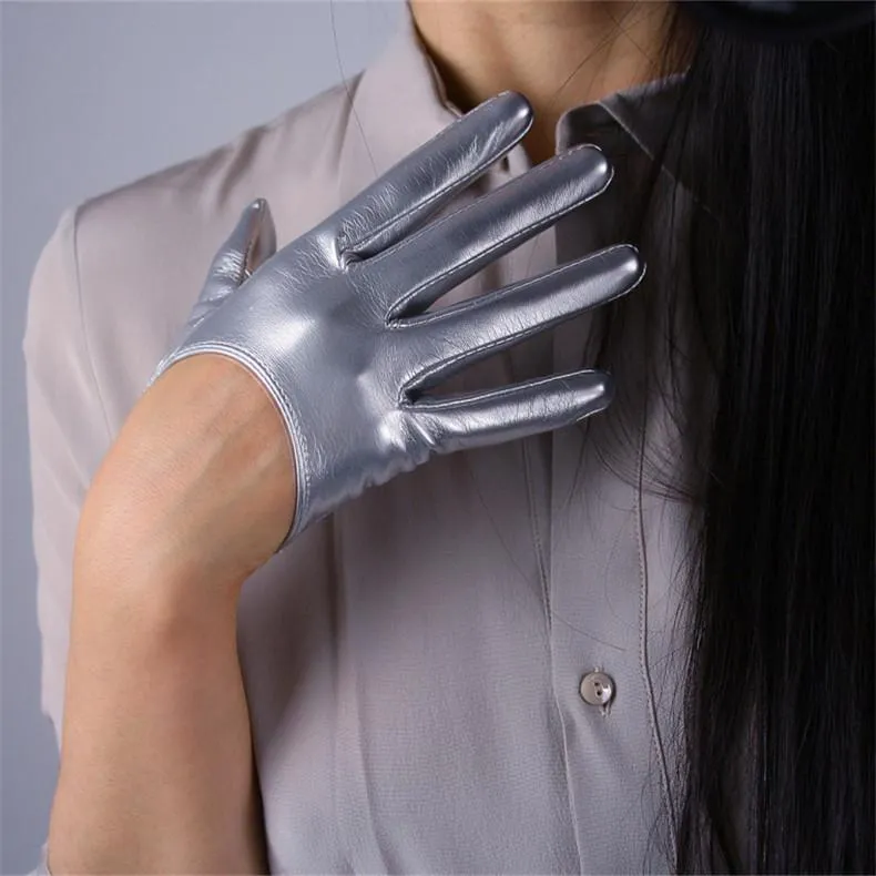 Leather Ultrashort Gloves / Emulation Leather Wild alternative Fashion Gloves