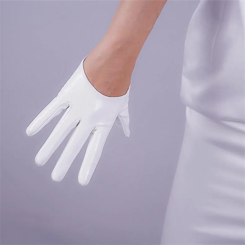 Leather Ultrashort Gloves / Emulation Leather Wild alternative Fashion Gloves