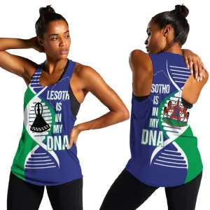 Lesotho Is In My DNA Women Racerback Tank LT15