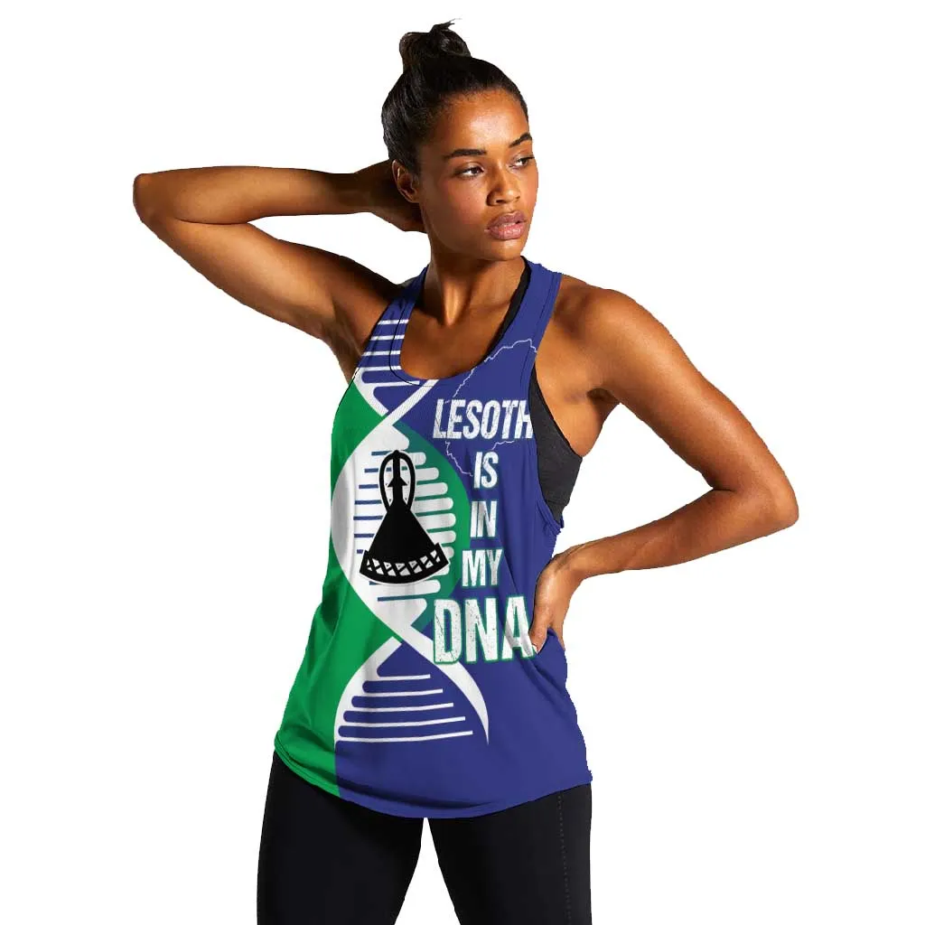 Lesotho Is In My DNA Women Racerback Tank LT15
