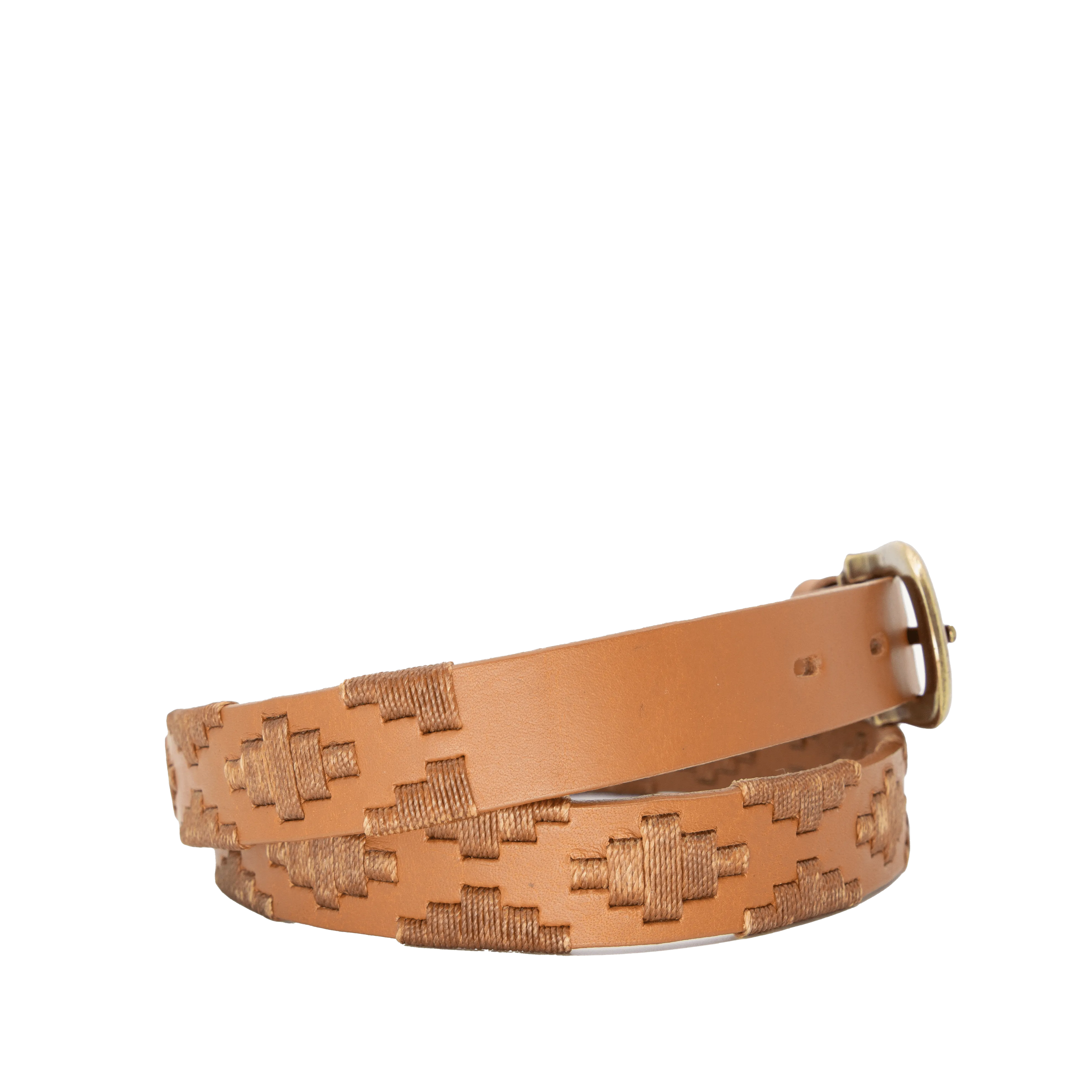 Limited Edition: Marrón Women's Polo Belt - Thin