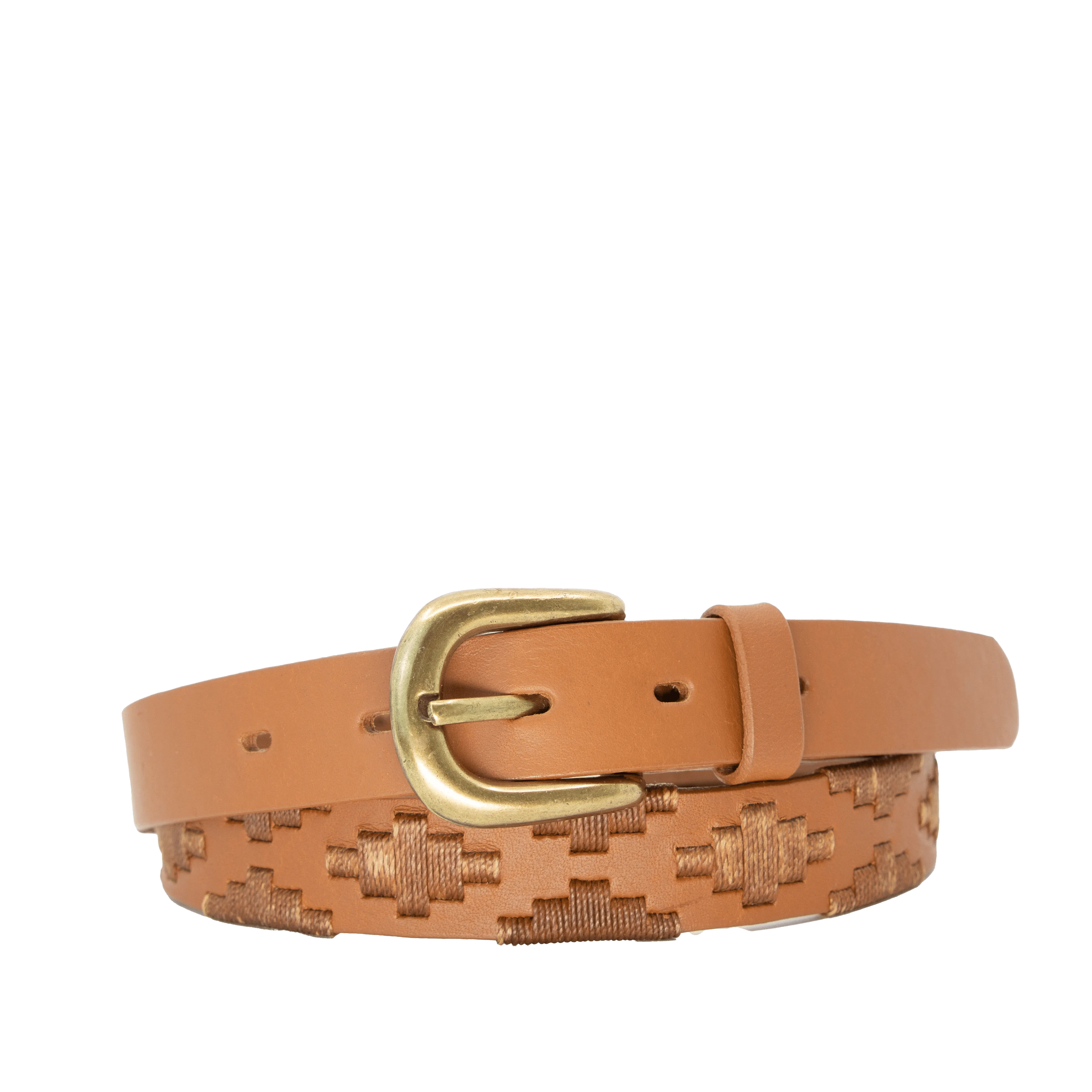 Limited Edition: Marrón Women's Polo Belt - Thin