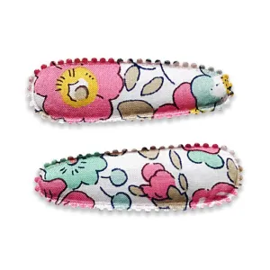 Little Poppy Floral Baby Hair Clip Set