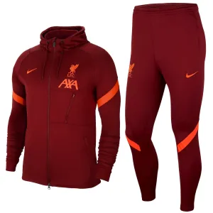 Liverpool FC hooded presentation soccer tracksuit 2021/22 red - Nike