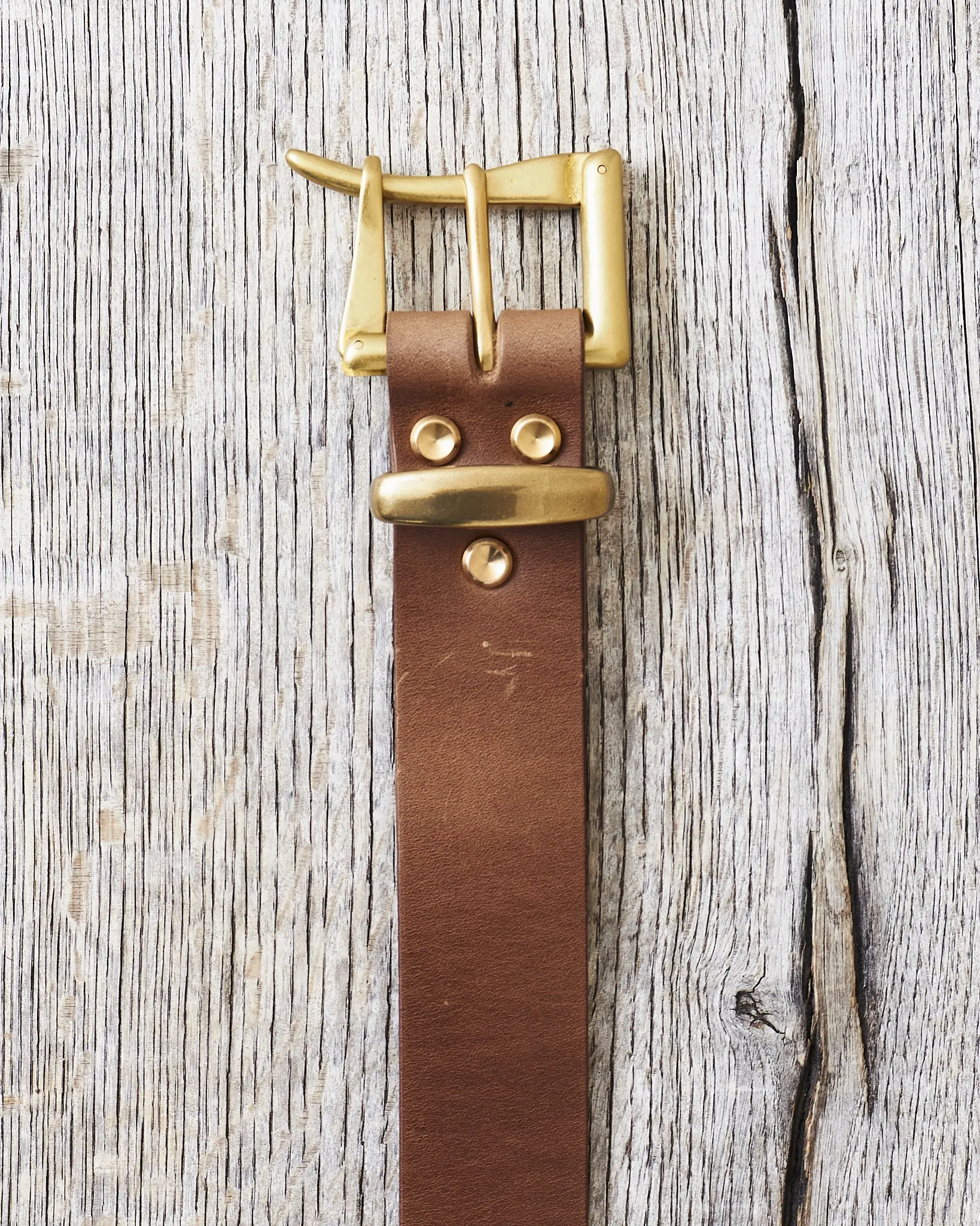 Lone Wolf Leather Belt Horwwen Natural CXL Fireman's Buckle