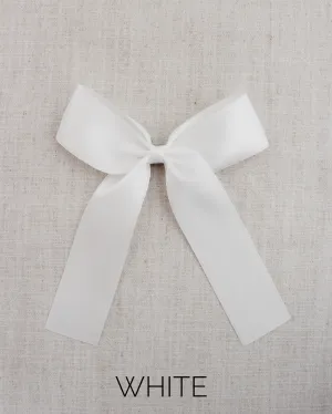 Long Tail Satin Hair Bows