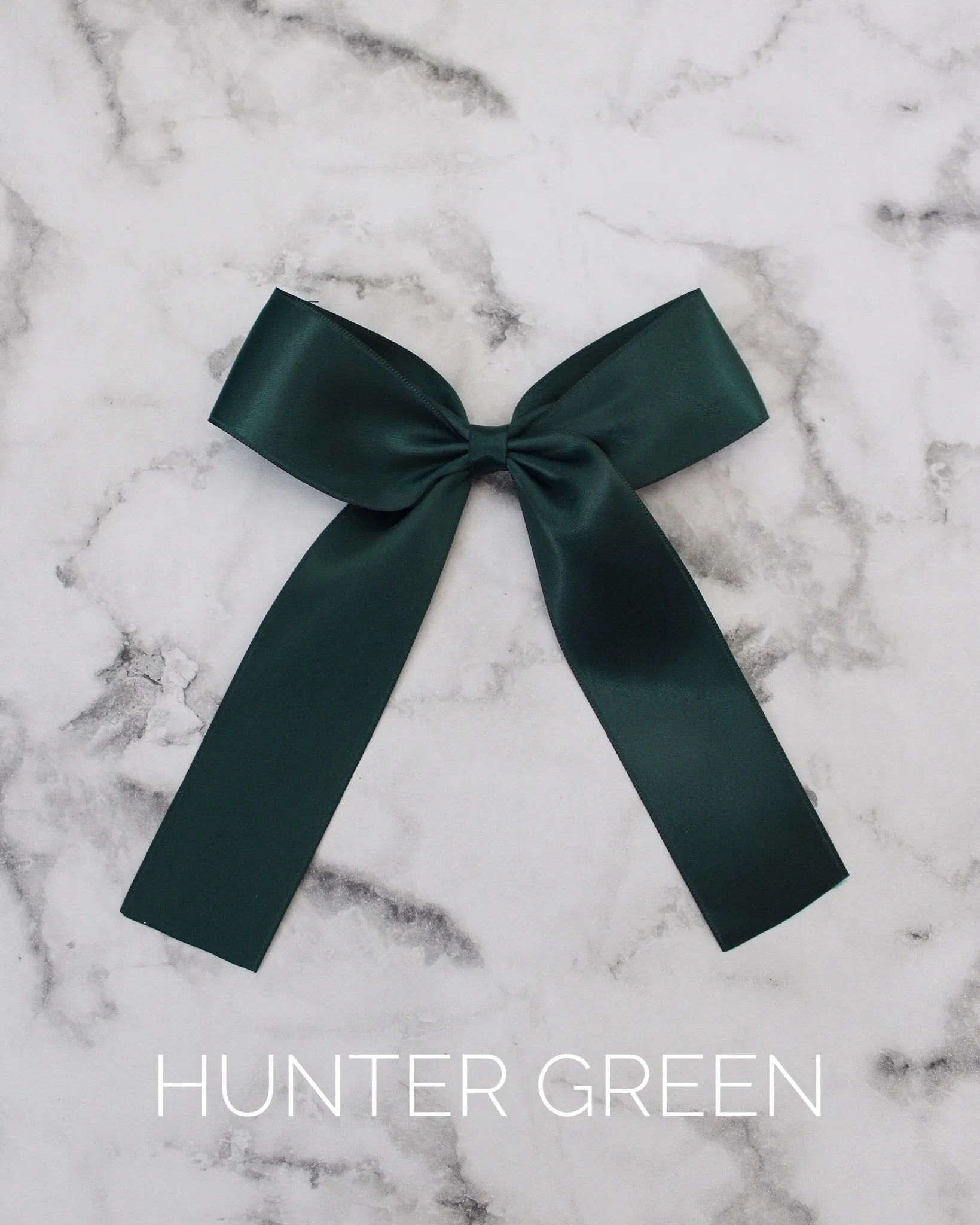 Long Tail Satin Hair Bows