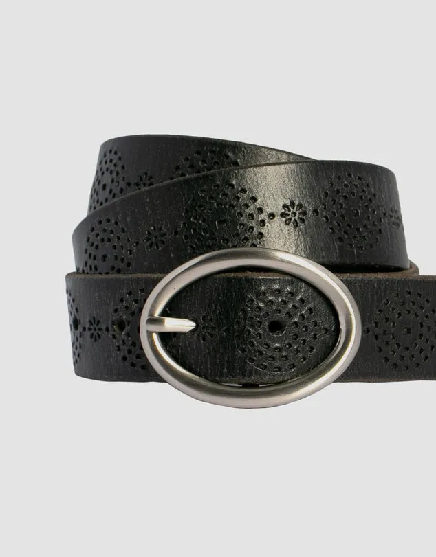 Loop Leather Bronte Park Belt - Black