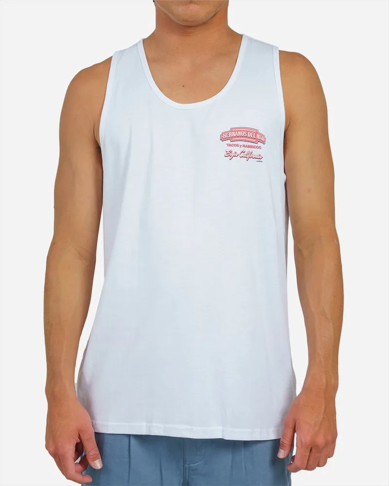 Lost Hermanos Del Mar Tank White