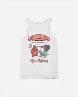 Lost Hermanos Del Mar Tank White