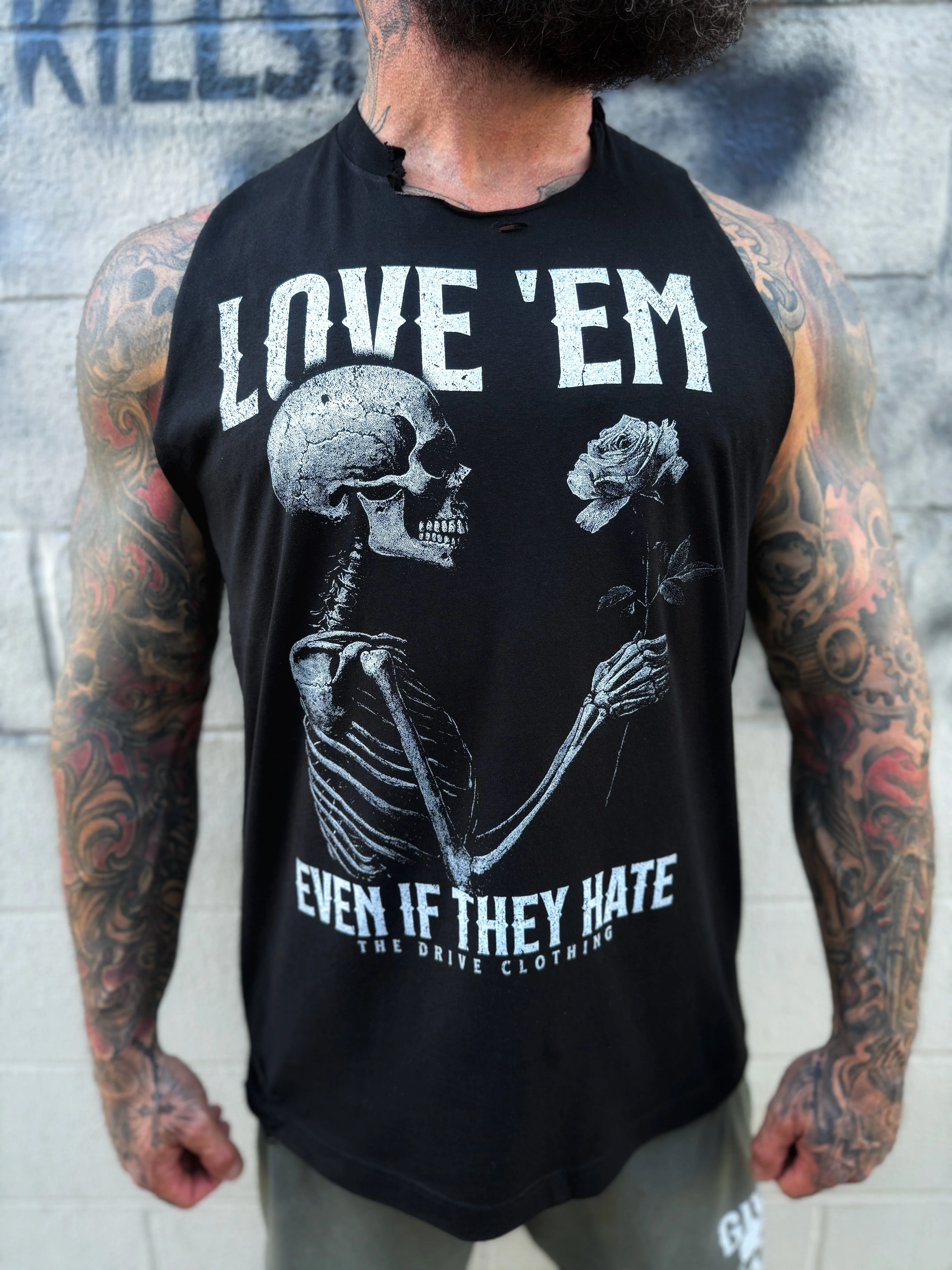 LOVE EM ROAD RASH TANK TOP