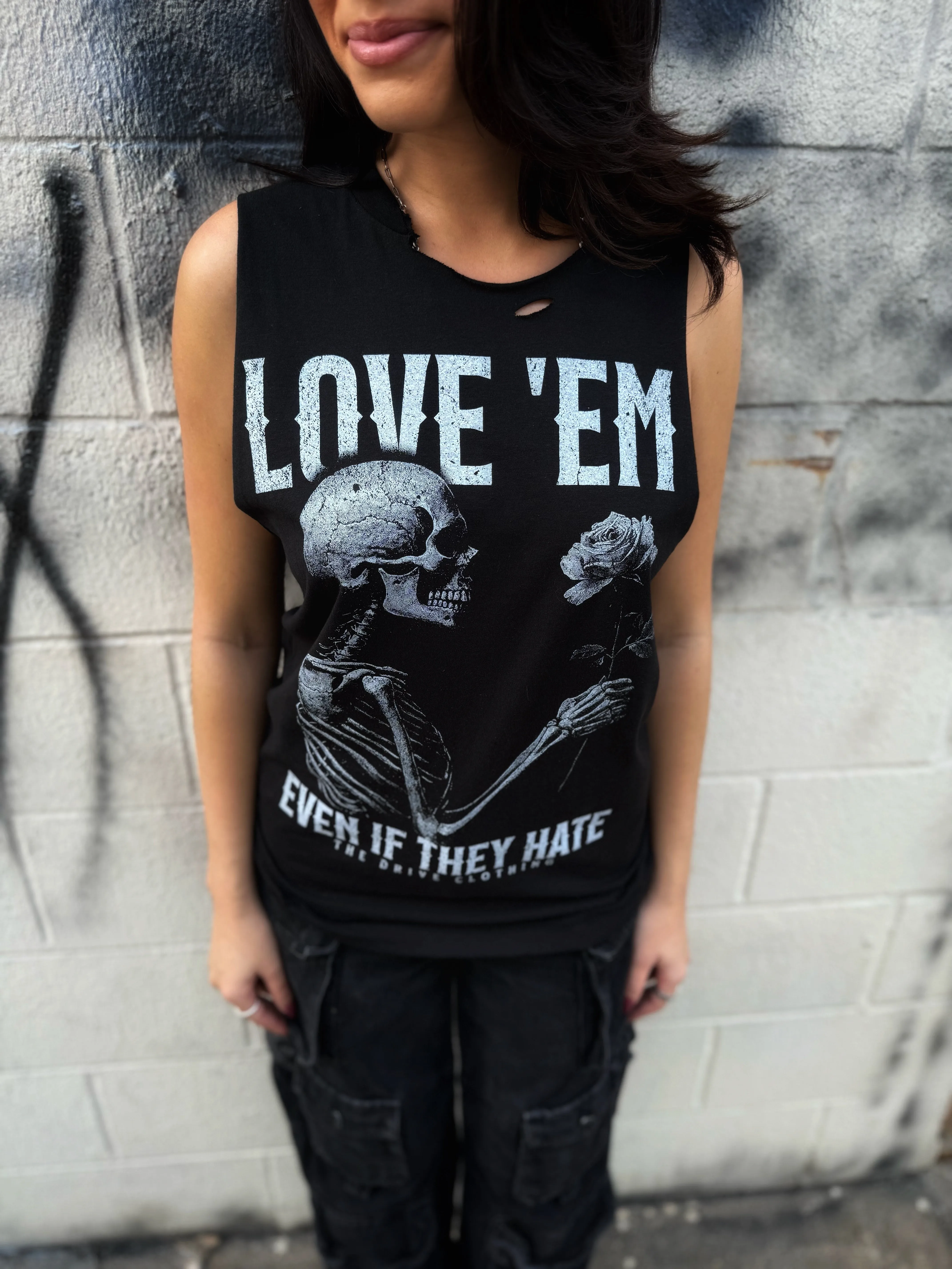 LOVE EM ROAD RASH TANK TOP