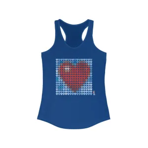 Love From a Distance - Womens Racerback Tank Tops