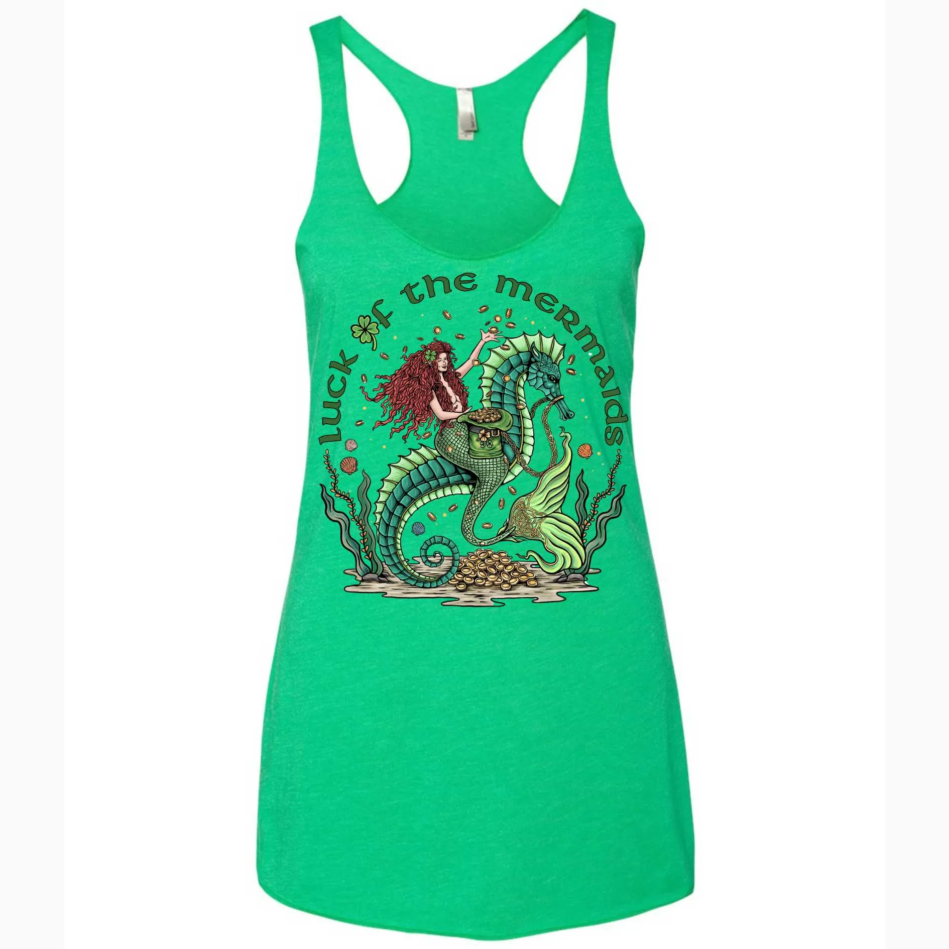 Luck Of The Mermaids Racerback Tank