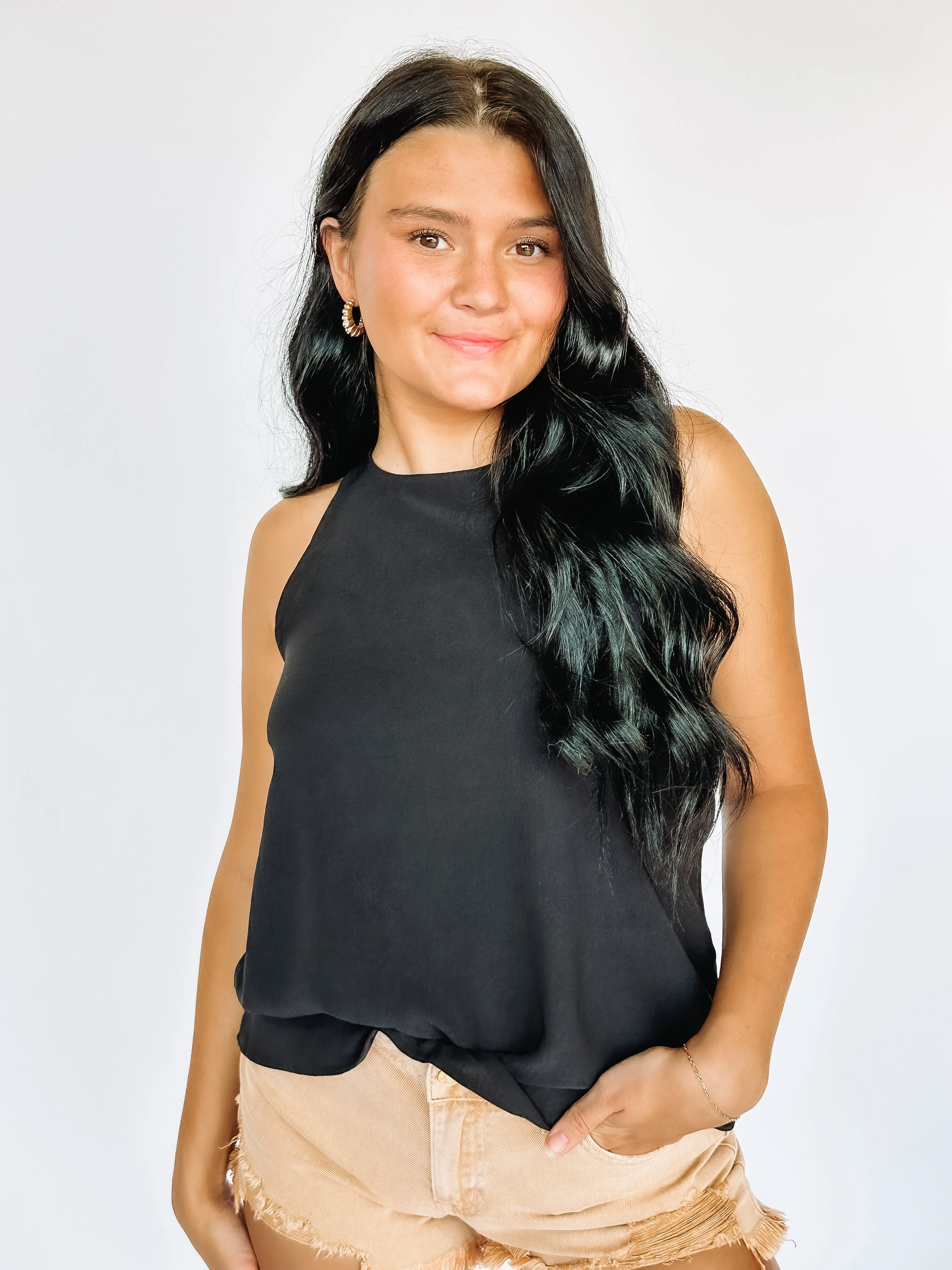 Lyndi Cross Back Spaghetti Strap Tank
