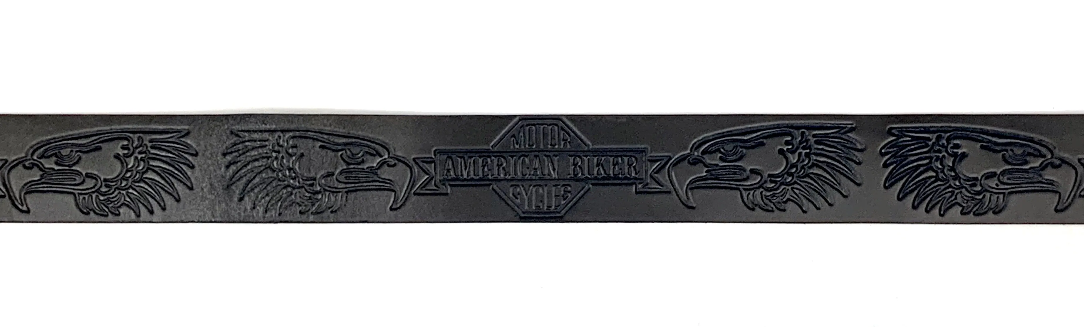 M102  1 1/2" Blk. Belt - American Biker Eagle