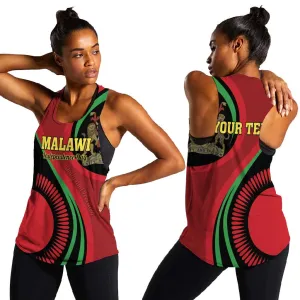 Malawi Independence Day Women Racerback Tank Unity and Freedom LT01