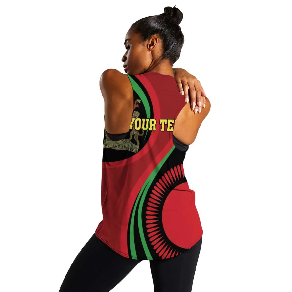 Malawi Independence Day Women Racerback Tank Unity and Freedom LT01
