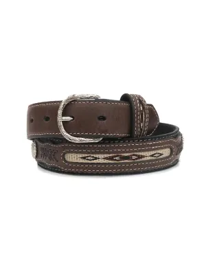 M&F Western Nocona Kids Conchos and Fabric Southwestern Belt