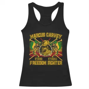 Marcus Garvey Racerback Tank Top Stand Strong Freedom Fighter Black History TS11