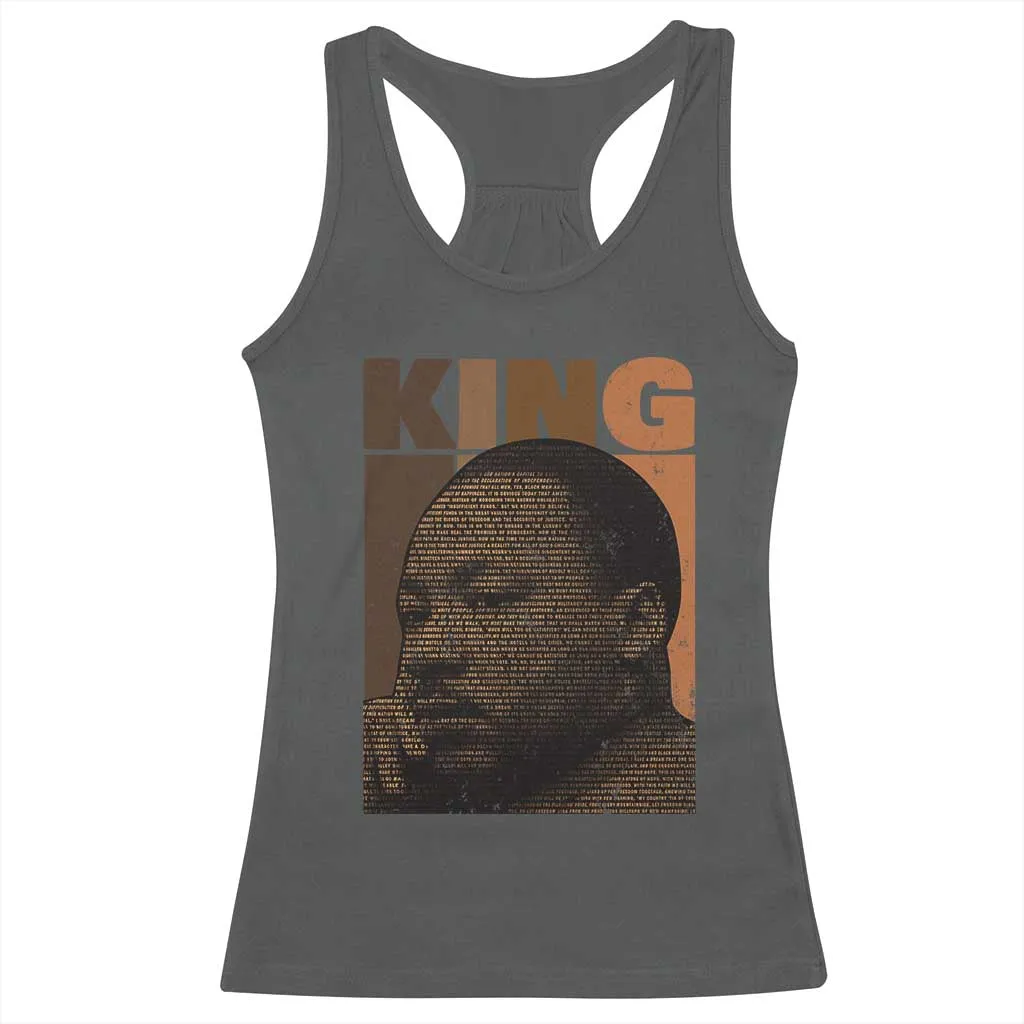 Martin Luther King Racerback Tank Top Melanin African American Black History Month MLK TS10