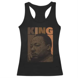 Martin Luther King Racerback Tank Top Melanin African American Black History Month MLK TS10