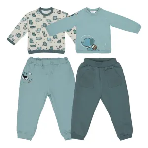 Mayoral Green & Ivory Tracksuits ( 2-Pack )